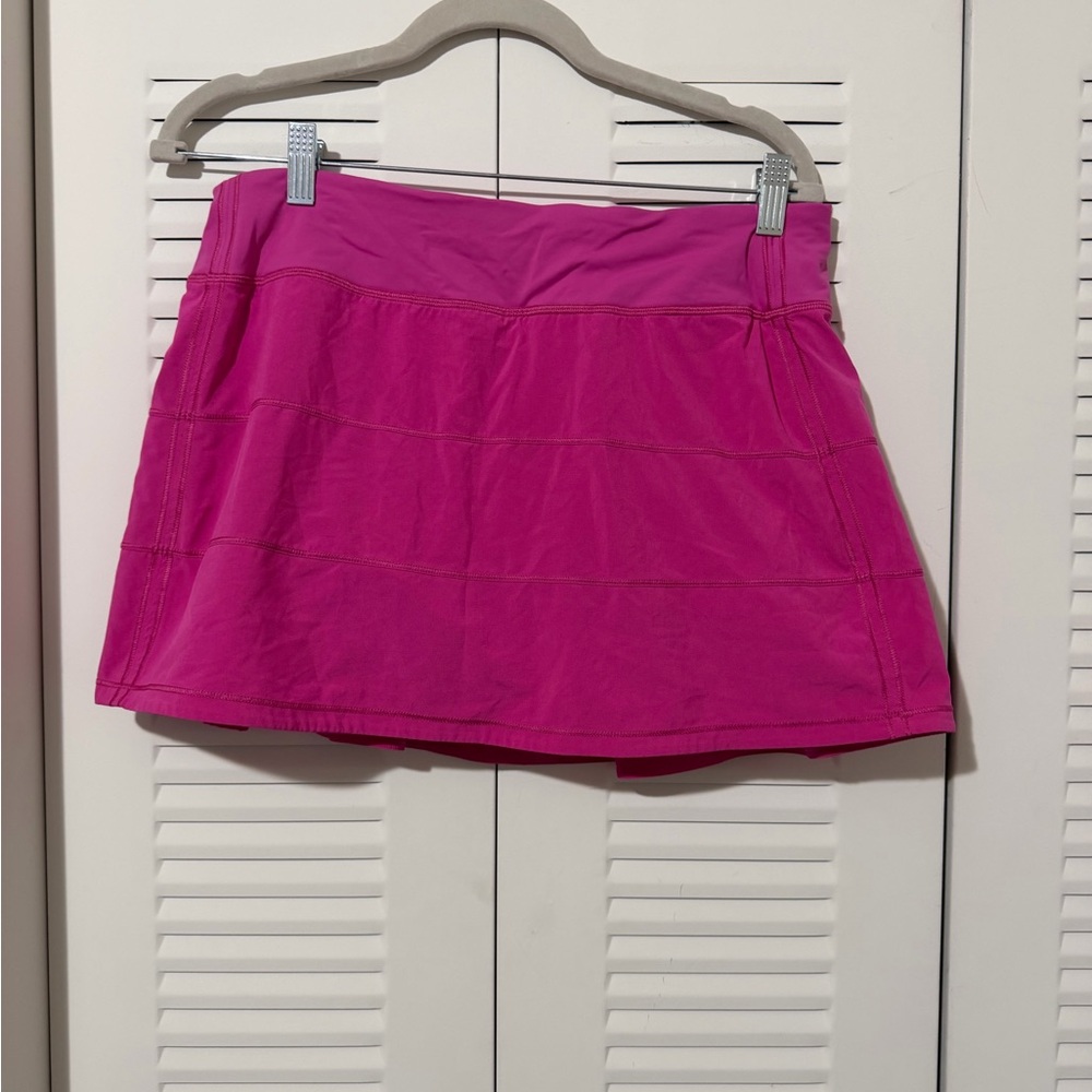 Hot Pink Lululemon Pace Rival Skirt